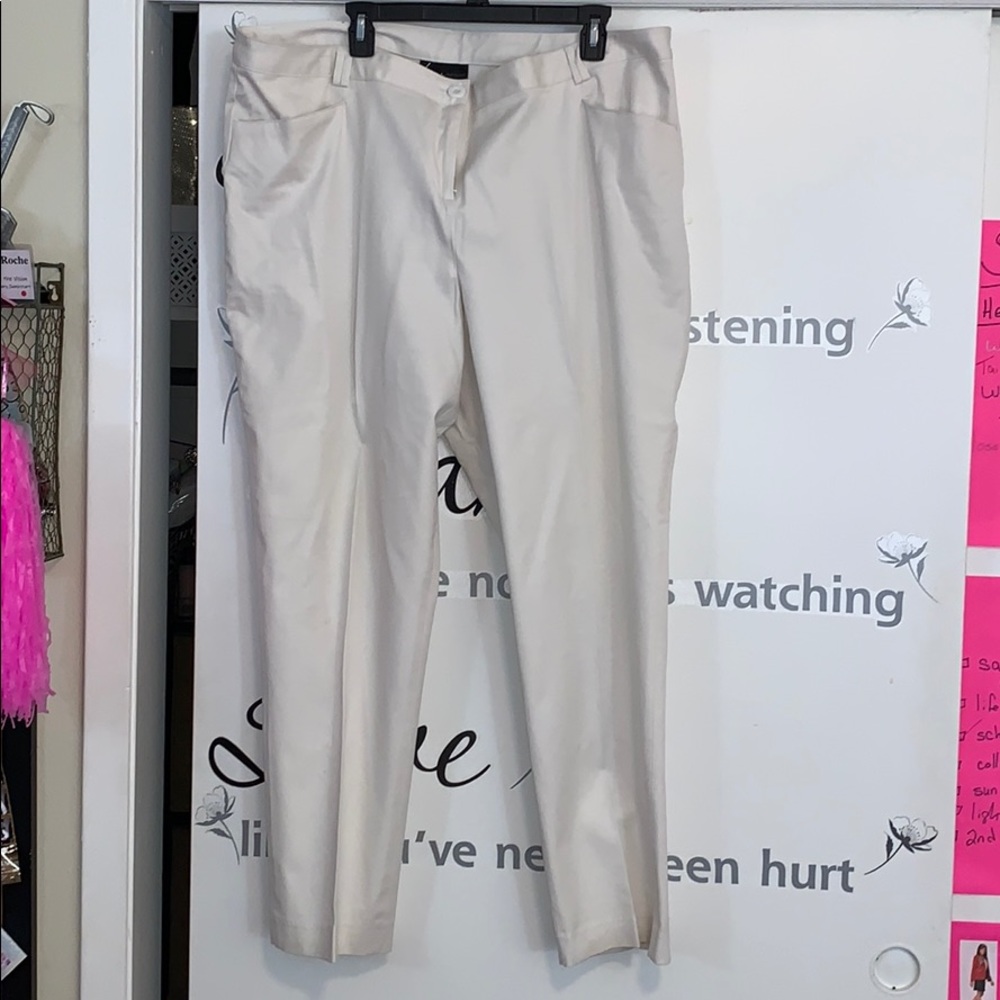 White lane Bryant pants